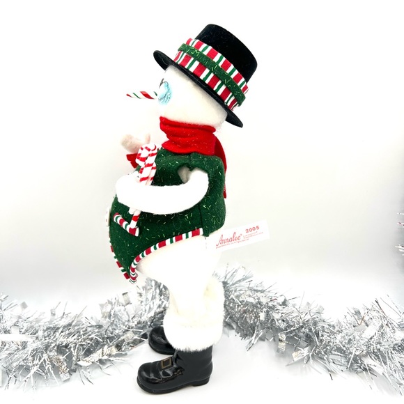 Annalee 2005 Candy Cane Snowman 10.5" - Picture 6 of 15